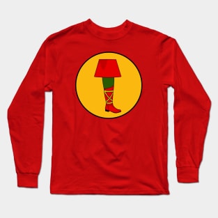 Green Leg Lamp Parody Long Sleeve T-Shirt